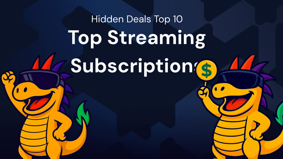 Top 10 for streaming subscriptions with hidden deals