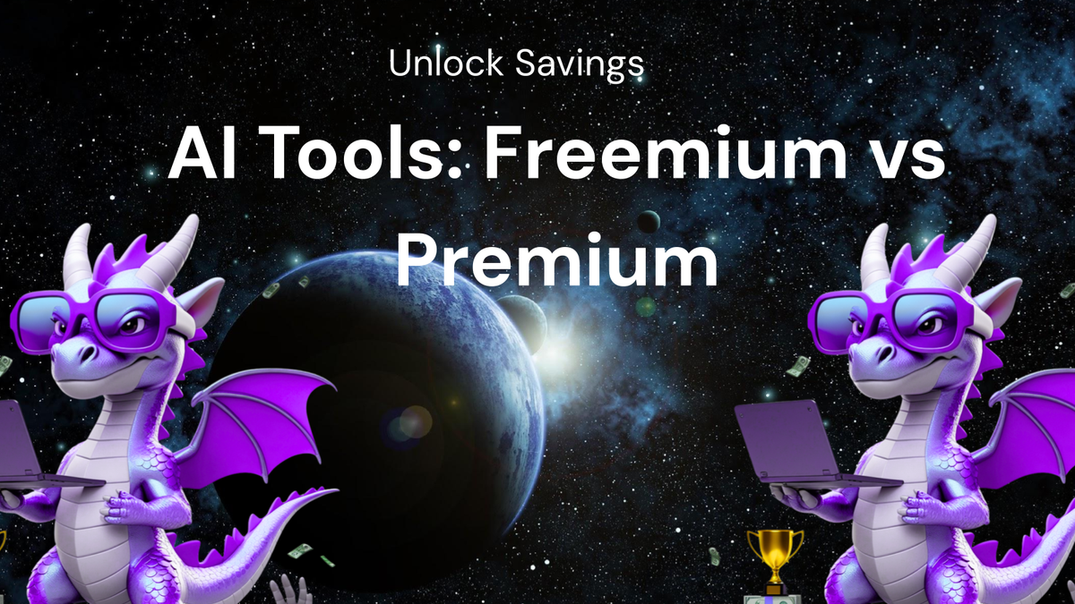 Unlock Savings: Freemium Vs Premium on AI tools with promo codes