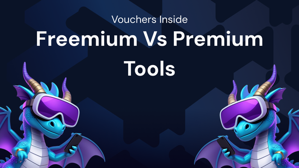 Freemium Vs Premium for productivity tools with vouchers