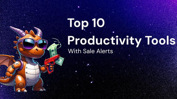 Top 10 for productivity tools with sale alerts
