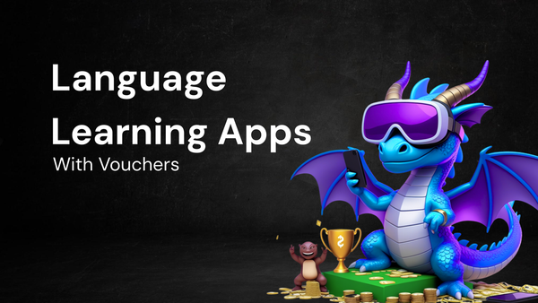 Comparison for language learning apps with vouchers