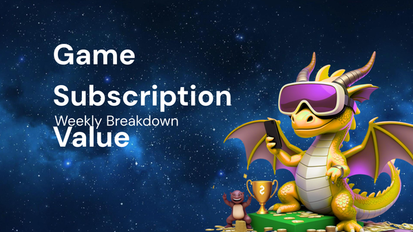 Weekly Breakdown: Game Subscription Cost vs. Value