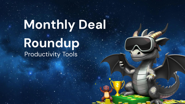 The Monthly Deal Roundup for Productivity Tools and Update Trackers