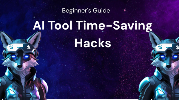 AI Tool Time-Saving Hacks: A Beginner's Guide